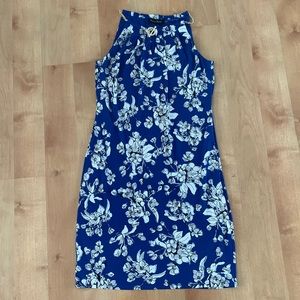 Ivanka Trump Blue And White Floral Dress